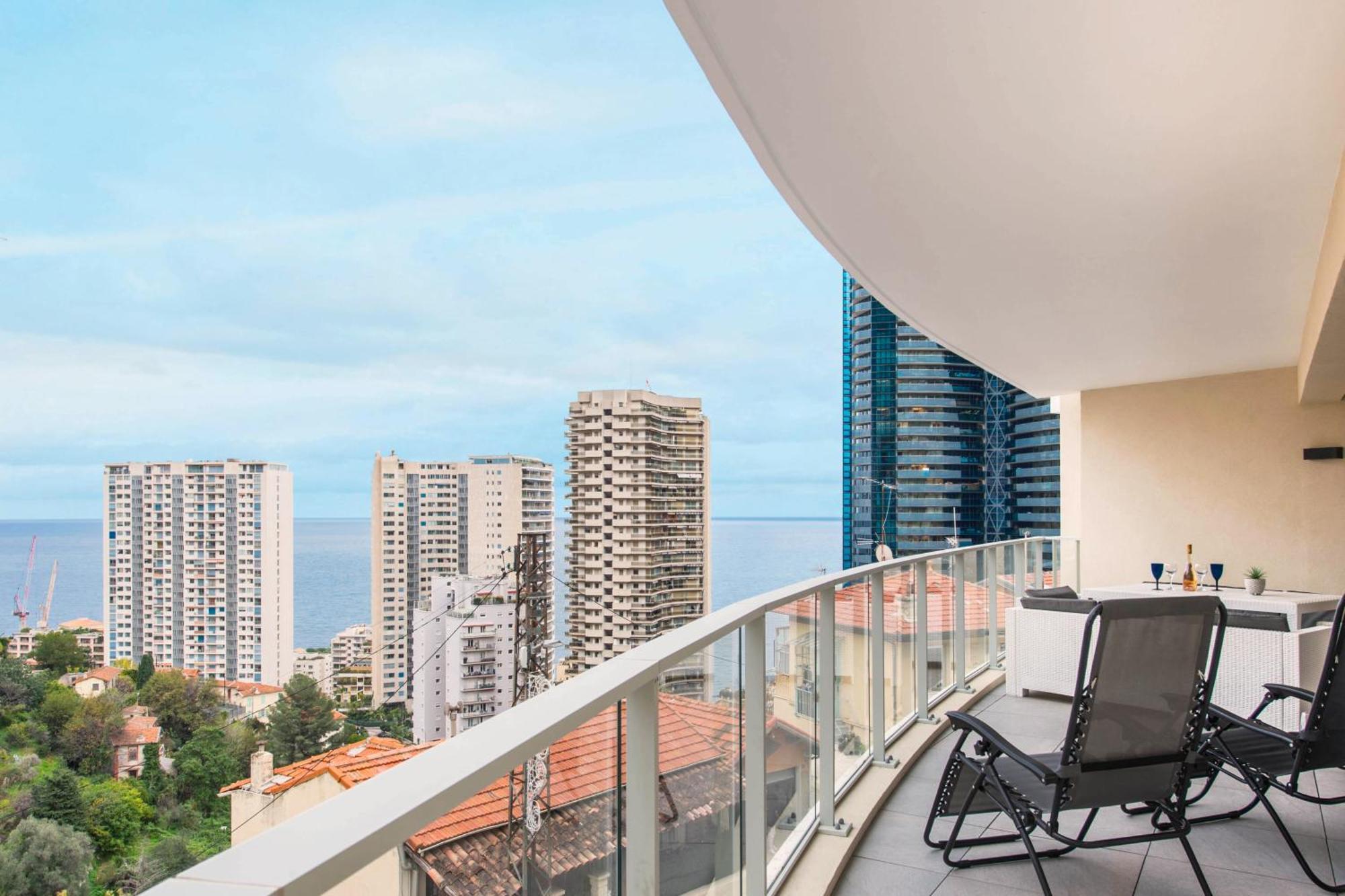 Grande Terrasse - Vue Mer - Parking - Bk Beausoleil Kültér fotó